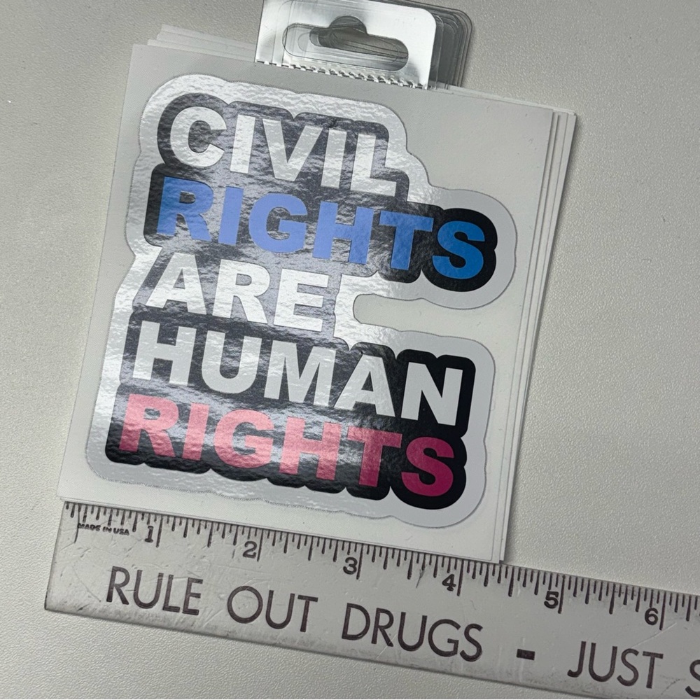 Large Civil Rights Sticker - Picture 2 of 3